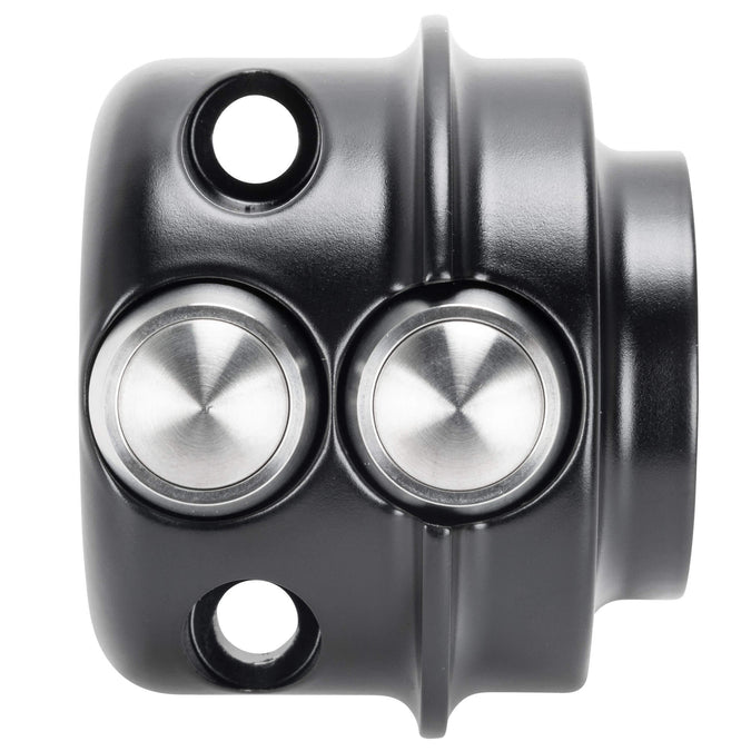 Micro Switch Housing - Brake Side - Double - Black - 1996-2013 Harley-Davidson