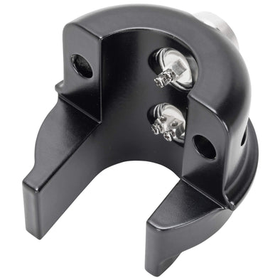 Micro Switch Housing - Brake Side - Double - Black - 1996-2013 Harley-Davidson