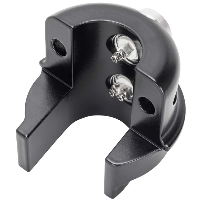 Micro Switch Housing - Brake Side - Double - Black - 1996-2013 Harley-Davidson