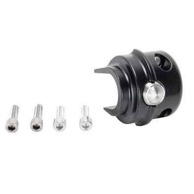 Micro Switch Housing - Clutch Side - Single - Black - 1996-2013 Harley-Davidson
