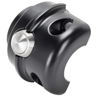 Micro Switch Housing - Clutch Side - Single - Black - 1996-2013 Harley-Davidson