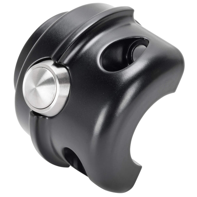 Micro Switch Housing - Clutch Side - Single - Black - 1996-2013 Harley-Davidson