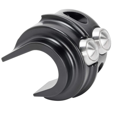 Micro Switch Housing - Clutch Side - Double - Black - 1996-2013 Harley-Davidson