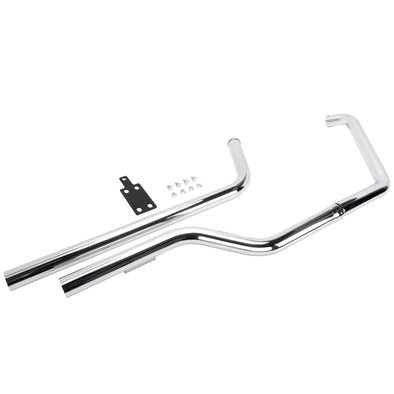 Upswept Shotgun Exhaust Pipe Set for Harley-Davidson Evolution Big Twin Engines