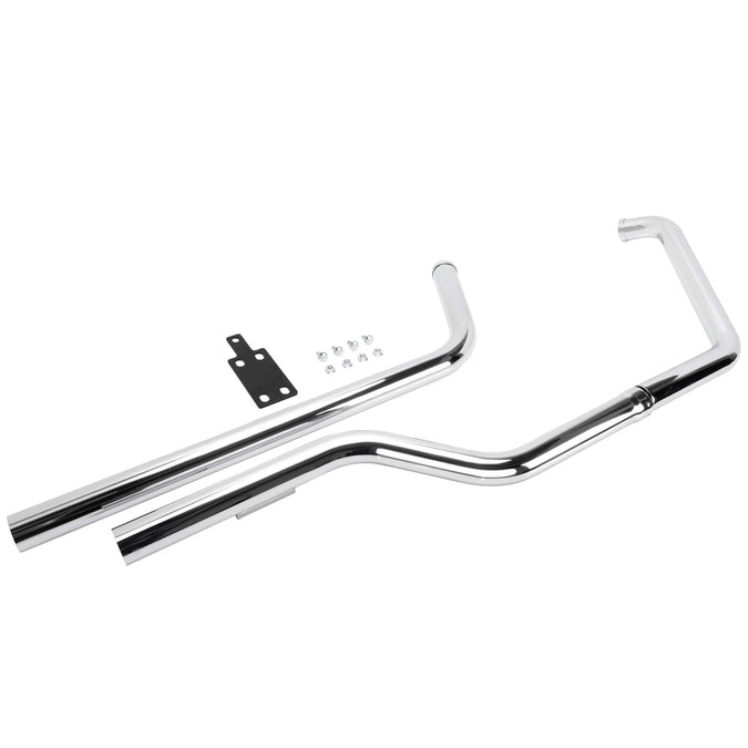 Upswept Shotgun Exhaust Pipe Set for Harley-Davidson Evolution Big Twin Engines