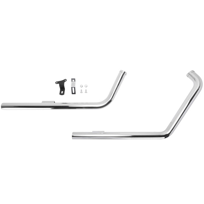 High Low Shotgun Exhaust Pipe Set for Harley-Davidson Evolution Big Twin Engines