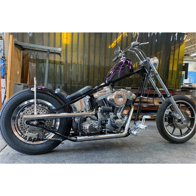 High Low Shotgun Exhaust Pipe Set for Harley-Davidson Evolution Big Twin Engines