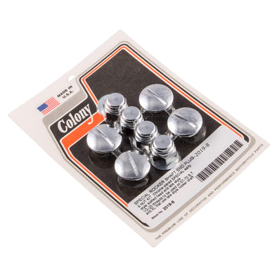 #2019-8 Rocker Shaft End Plug 1957-1970 Harley-Davidson Big Twin - Chrome Plated