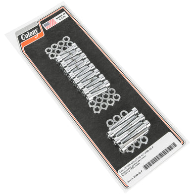 #2168-22-P Cam Cover Mounting Kit Smooth Allen 2002-Up Harley-Davidson VRSC - CAD Plated