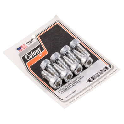 #2176-8 Frame Assembly Allen Kit 2002-Up Harley-Davidson VRSC - Chrome Plated