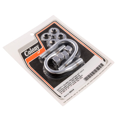 #2204-8 Safety Guard Mounting Kit 1937-1947 Harley-Davidson 61"/74" 1955-1957 Panhead - Chrome Plated