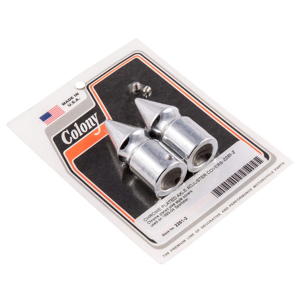 Colony Machine #2261-2 Pike Nut Axle Adjuster Covers 1993-2004
