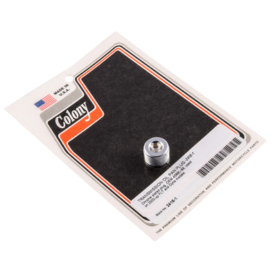 #2418-1 Transmission Oil Pan Plug OEM# 45890-99 FLT Dyna - Chrome Plated