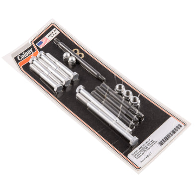 #2451-17 Motor Case Kit 1952-1956 Harley-Davidson K Model - CAD Plated