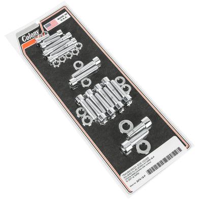 #2474-19-P Transmission Side Cover Smooth Allen Hardware Kit 2007-Up Harley-Davidson Softail - Chrome Plated