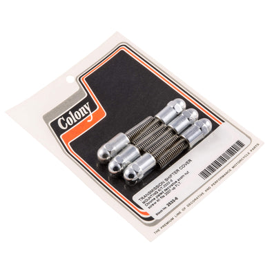 #2533-6 Transmission Shifter Cover Acorn Mounting Kit 2007-Up Harley-Davidson FLT - Chrome Plated