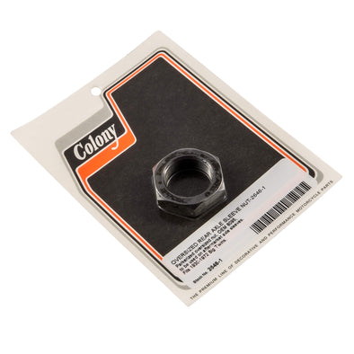 #2646-1 Oversized Rear Axle Sleeve Nut 1930-1972 Harley-Davidson Big Twins - Parkerized