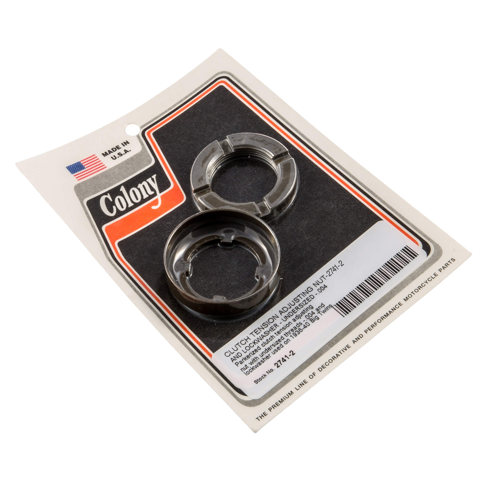 Colony Machine #2741-2 Clutch Tension Adjusting Nut and Lockwasher ...