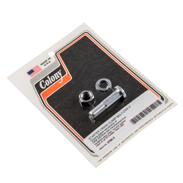 Colony Machine #2784-3 Starter Crank Clamp Bolt 1944-1952 Harley