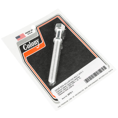 #2975-1 Gear Box Adjusting Bolt 1925-1936 Harley-Davidson J/JD/VL - CAD Plated