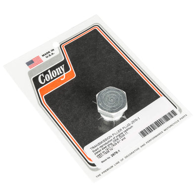 #2976-1 Tansmission Filler Plug 1917-1929 Harley-Davidson 61" 1921-1936 74"- CAD Plated