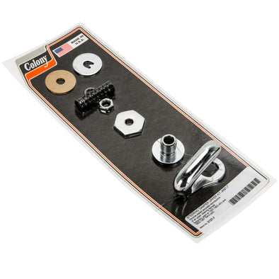 #3137-7 Steering Damper Upper Kit 1937-1952 Harley-Davidson 45's 1953-1957 Servi-cars - Chrome Plated