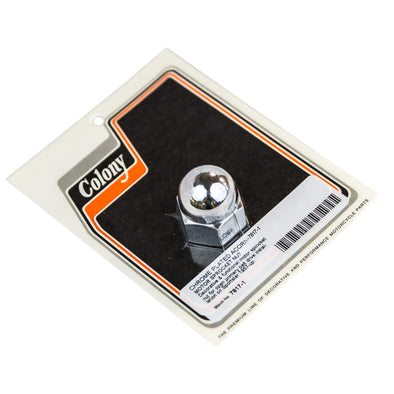 #7817-1 Acorn Head Motor Sprocket Nut 1957-Up Harley-Davidson Sportster - Chrome Plated