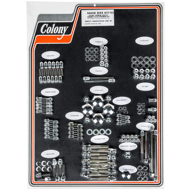 #7905 Complete Show Bike Kit Acorn Hardware Harley-Davidson 1936-1939 Knucklehead - Chrome Plated