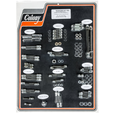 #7922 Complete Show Bike Kit Acorn Hardware Harley-Davidson 1991-1993 Sportster - Chrome Plated