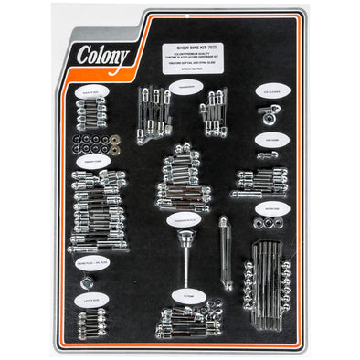#7923 Complete Show Bike Kit Acorn Hardware Harley-Davidson 1992-1995 Softail Dyna Glide - Chrome Plated