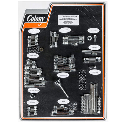 #7924 Complete Show Bike Kit Acorn Hardware Harley-Davidson 1996-1999 Softail 1996-1998 Dyna Glide - Chrome Plated