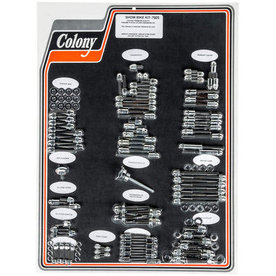 #7925 Complete Show Bike Kit Acorn Hardware Harley-Davidson 1999-2005 Twin Cam Dyna - Chrome Plated