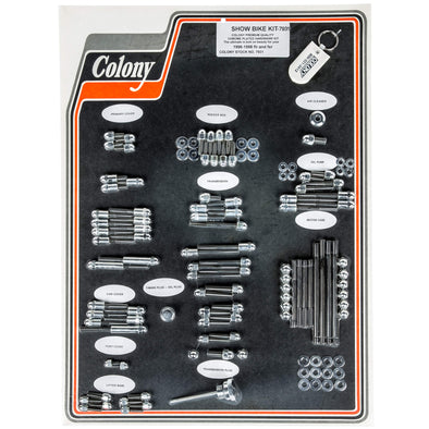 #7931 Complete Show Bike Kit Acorn Hardware Harley-Davidson 1996-1998 FLT/FXR - Chrome Plated