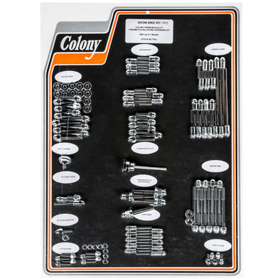 #7932 Complete Show Bike Kit Acorn Hardware Harley-Davidson 2007-up FLT - Chrome Plated