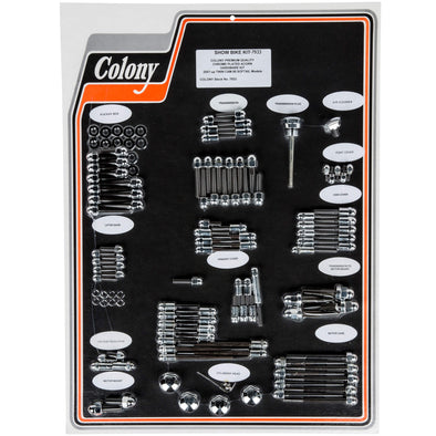 #7933 Complete Show Bike Kit Acorn Hardware Harley-Davidson 2007-up Twin Cam 88 Softail - Chrome Plated