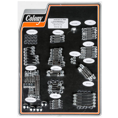 #7934 Complete Show Bike Kit Acorn Hardware Harley-Davidson 2006-up Dyna - Chrome Plated