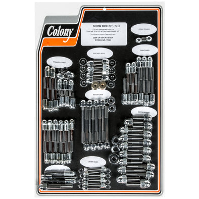#7935 Complete Show Bike Kit Acorn Hardware Harley-Davidson 2004-up Sportster - Chrome Plated
