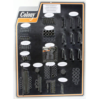 #8305 PARK Complete Stock Hardware Kit - 1940-1948 Harley-Davidson 74 & 80 Cast Iron Head - Parkerized