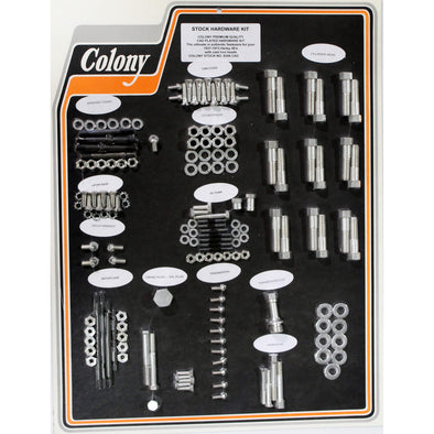 #8308 CAD Complete Stock Hardware Kit - 1937-1973 Harley-Davidson 45 with Cast Iron Head - CAD Plated