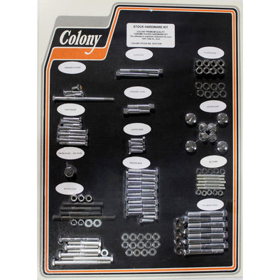 #8315 CHR Complete Stock Hardware Kit - 1957-1966 Harley-Davidson Sportster XL/XLH - Chrome Plated