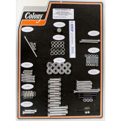 #8325 CAD Complete Stock Hardware Kit - 1954-1956 Harley-Davidson K Model - CAD Plated