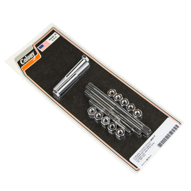 #8619-17 Motor Case Kit 1940-1973 Harley-Davidson 45's - Chrome Plated