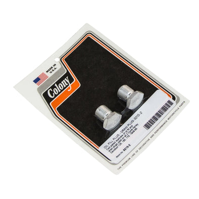 #9215-2 Oil Fill Plug Drain Plug 1948-1966 2 Cycle Harley-Davidson 125/165/175 - CAD Plated