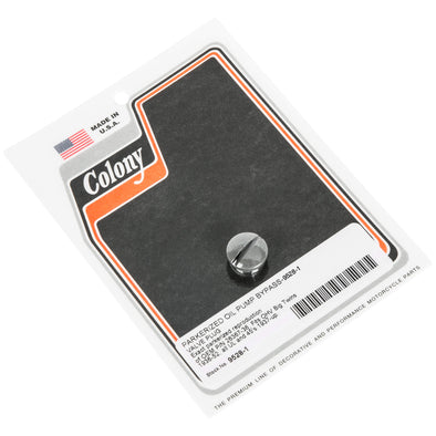 #9528-1 Oil Pump Bypass Valve Plug 1936-1952 Harley-Davidson OHV Big Twins - Parkerized