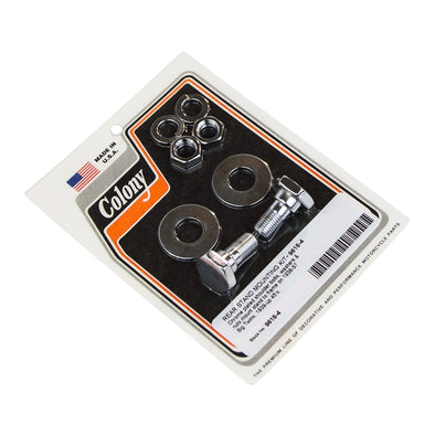 #9616-4 Rear Stand Mounting Kit 1938-1957 Harley-Davidson Big Twins 1939-Up 45s - Chrome Plated