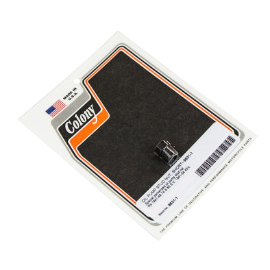 #9631-1 Oil Pump Stud Nut Short 1941-1948 Harley-Davidson 74/80 SV 1941-1954 45's - Parkerized