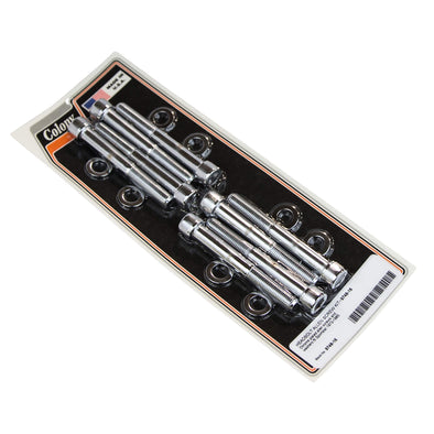 #9748-16 Head Bolt Allen Screw Kit 1973-1985 Harley-Davidson Sportster - Chrome Plated
