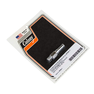 #9754-1 Kicker Starter Spring Stud 1941-1963 Harley-Davidson 45's - Chrome Plated