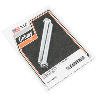 #9881-2 Generator Screw Kit Stock 1971-1985 Harley-Davidson Sportster - Zinc Plated