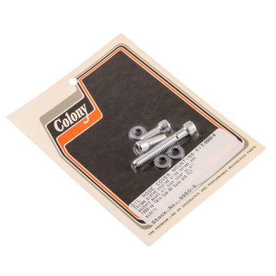#9950-6 Oil Hose Cover Mounting Allen Kit 1999-Up Harley-Davidson Twin Cam Dyna/FLT - Chrome Plated